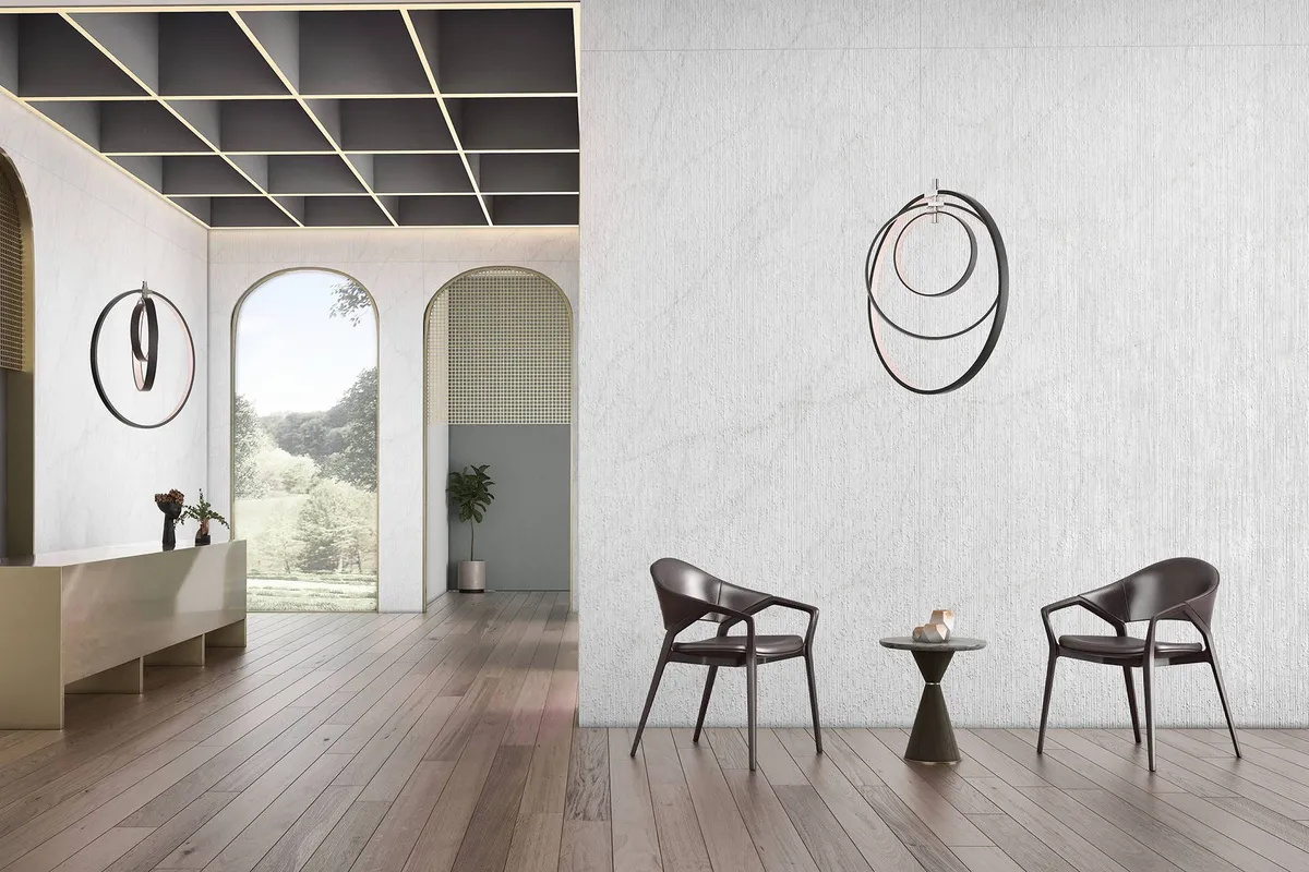 Sena Bamboo Gesso AC aplicado en un espacio real